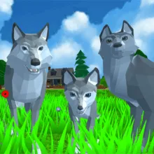 Wolf Simulator: Wild Animals 3D